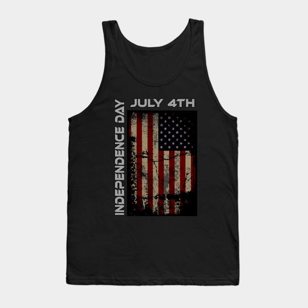 independence day 4th july united statesof america Tank Top by dinoco graphic